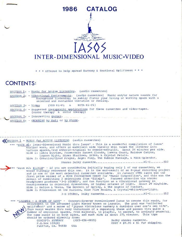 Unterdimensional Music Catalogue