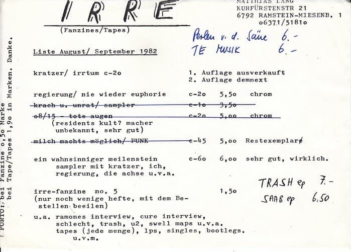 early Label and distropromo