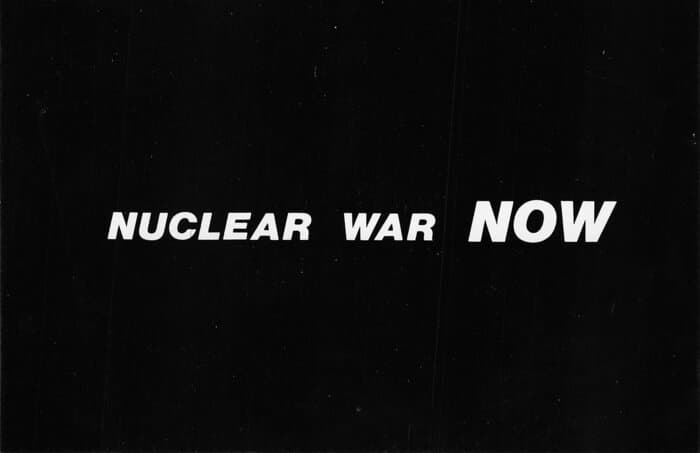 Nuclear War Now postcard