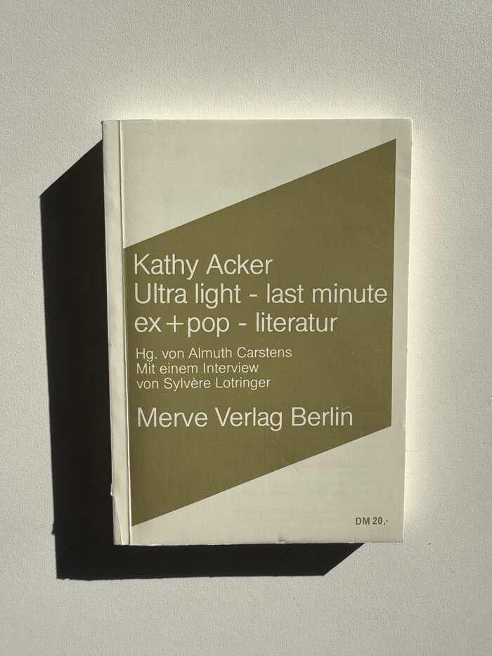 Ultra light - last minute - ex+pop-literatur