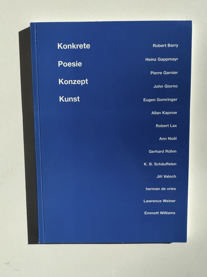 Konzeptuelle Kunst - Konkrete Poesie