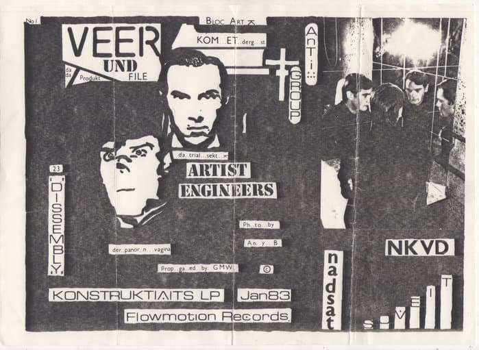 konstruktivists assorted promo-sheets 82 / 83