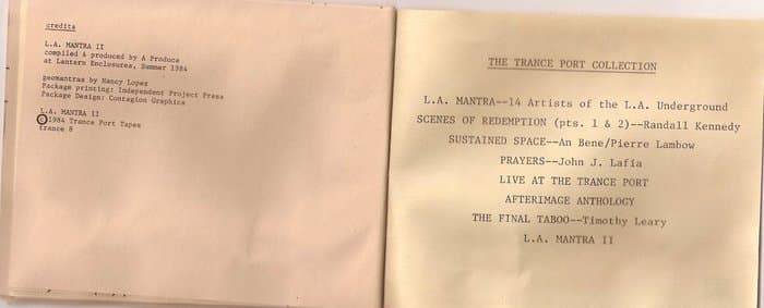 L.A. Mantra II (2x Ltd, Num)