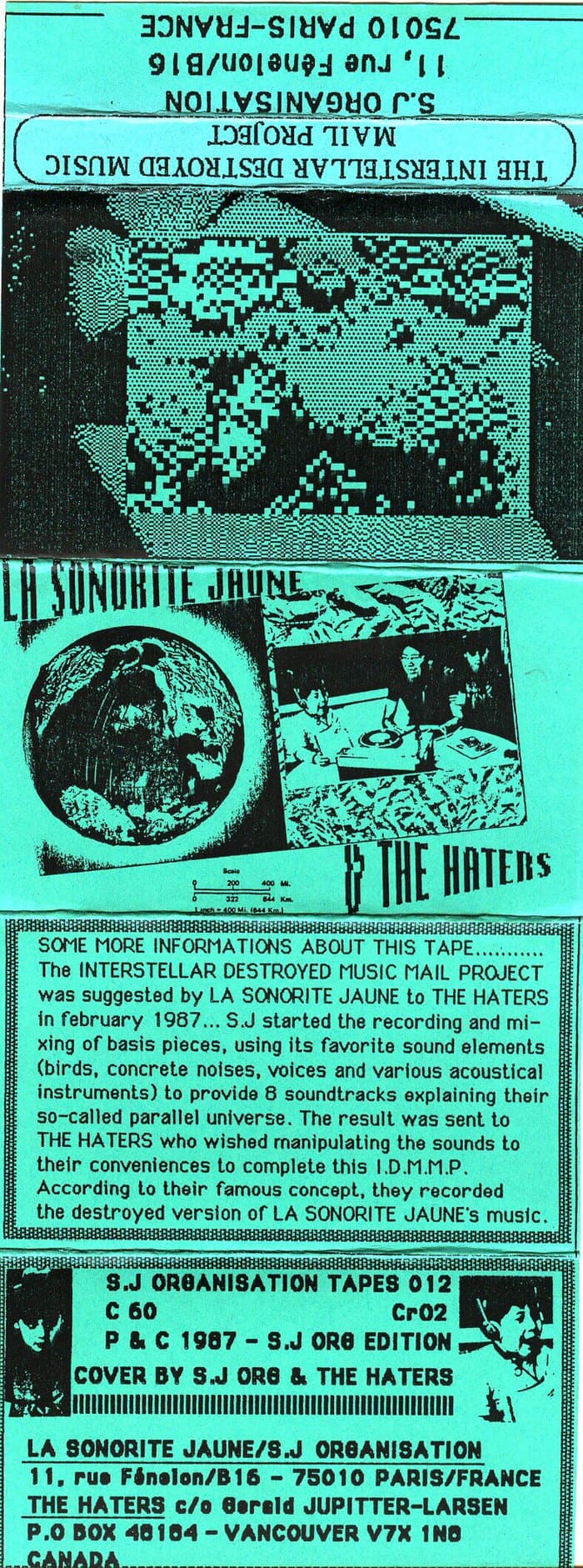 The Interstellar Destroyed Music Mail Project