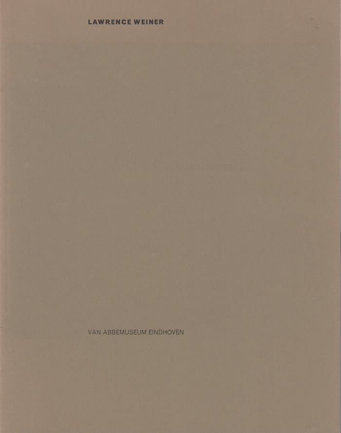 a Selection of Works (Van Abbe Museum Eindhoven)