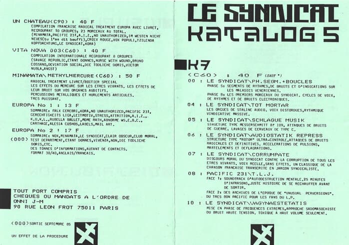 Le Syndicat Catalogue 5