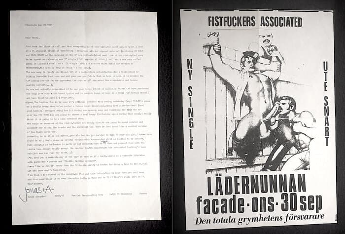 Letter and Poster from Jonas of Leathernun to Monte