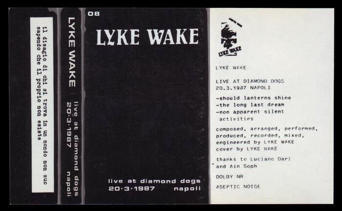 Live At Diamond Dogs 20.3.1987 Napoli