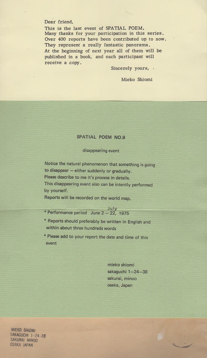 Spatial Poem No.9
