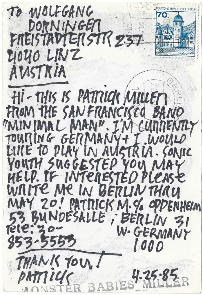 Patrick Miller Postcard