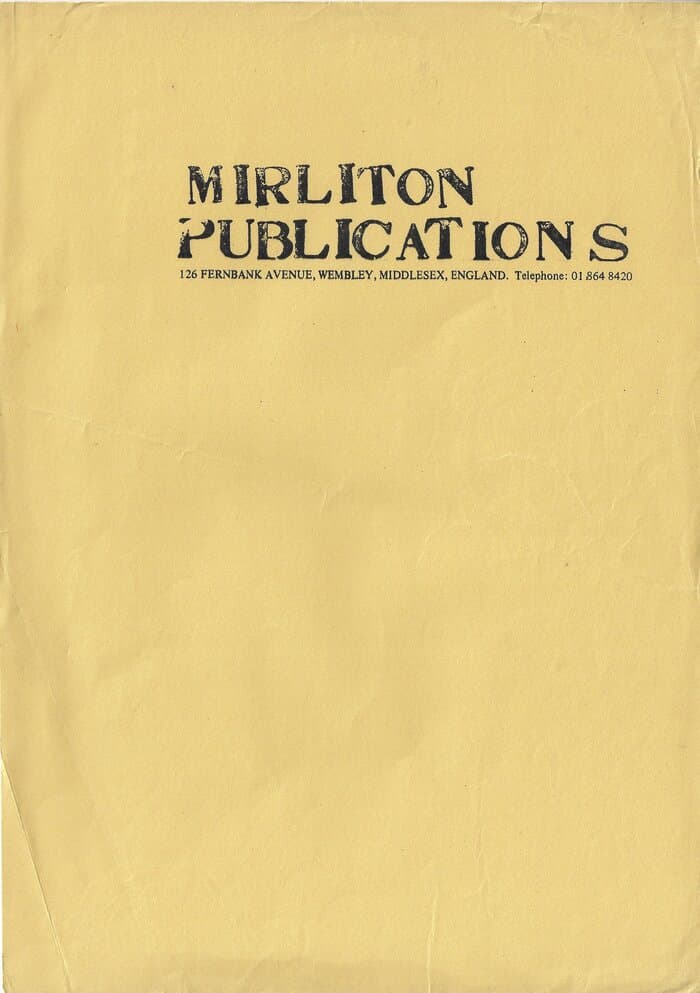 early Overview Mirliton Publications