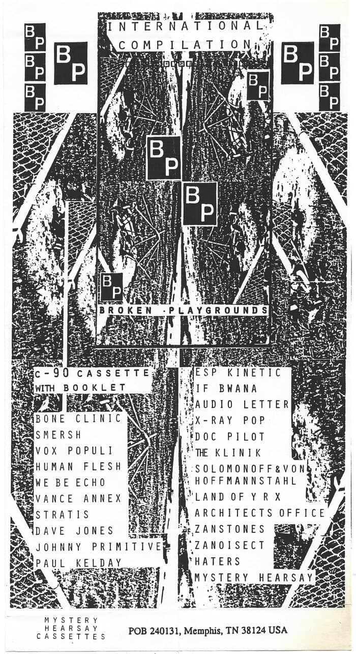 Broken Playgrounds Compilation Promo Flyer