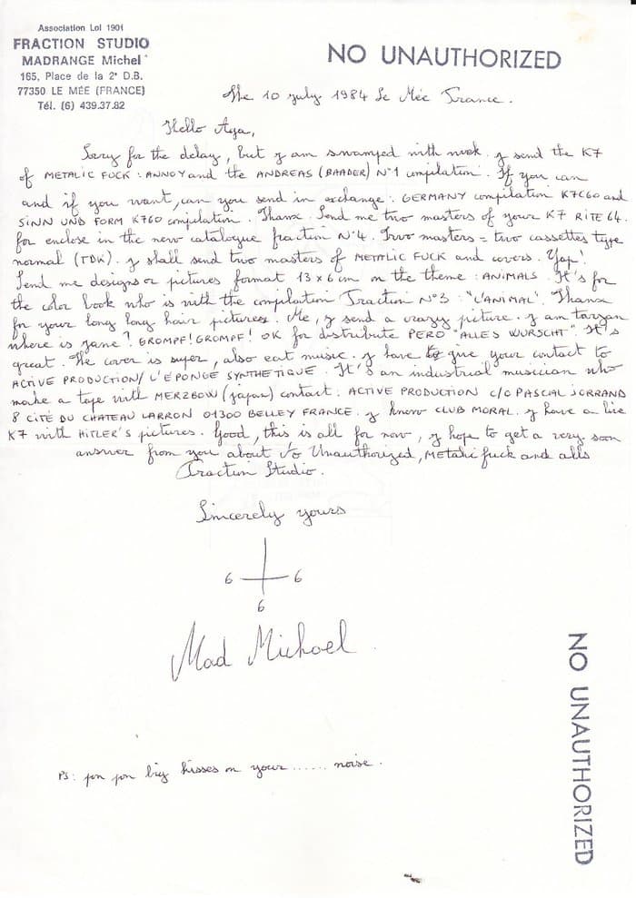 Several pomp-letters to Yog Music and More