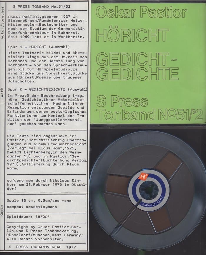 Höricht / Gedichtgedichte