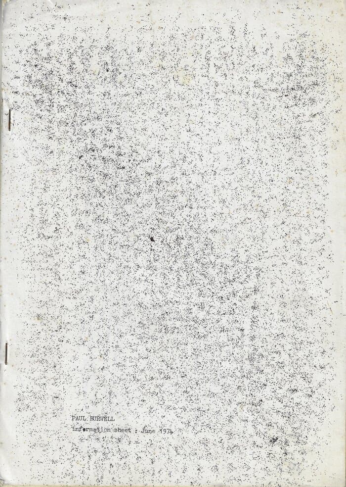 Information Sheets 1974