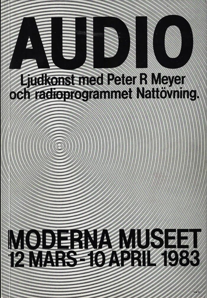 AUDIO Moderna Museet 1983