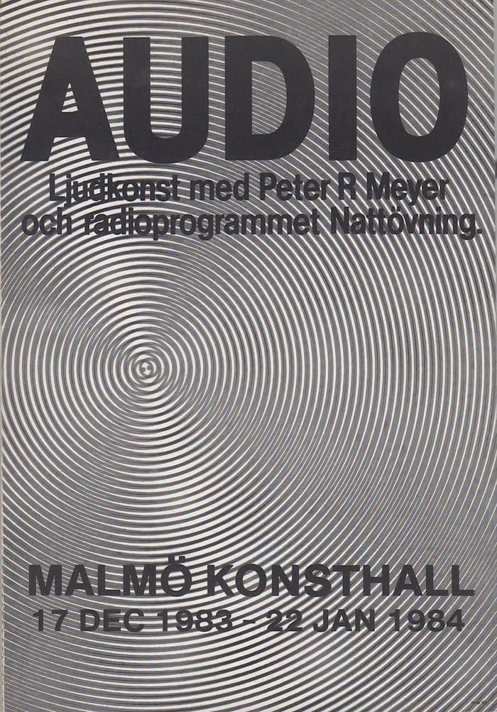 AUDIO - Malmo Konsthall Dec.1983-Jan 1984