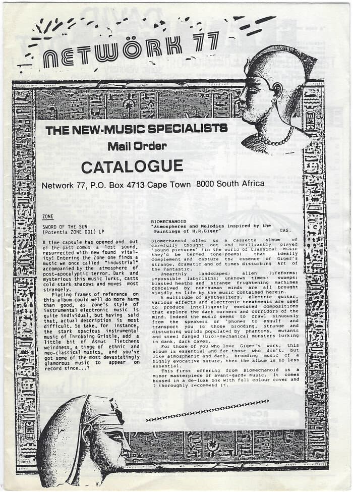 The New Music Specialists Mail Order Catalogue
