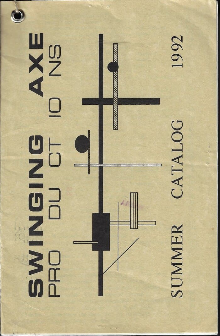 Swinging Axe Summer 92 Catalogue