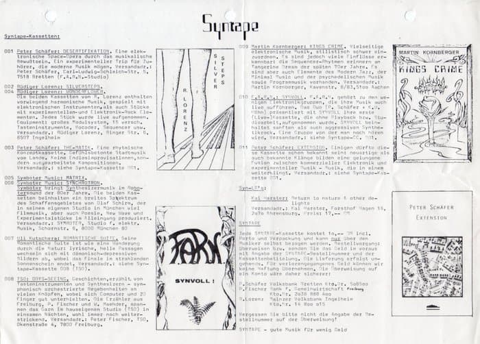 Kassettographie 1 to 11