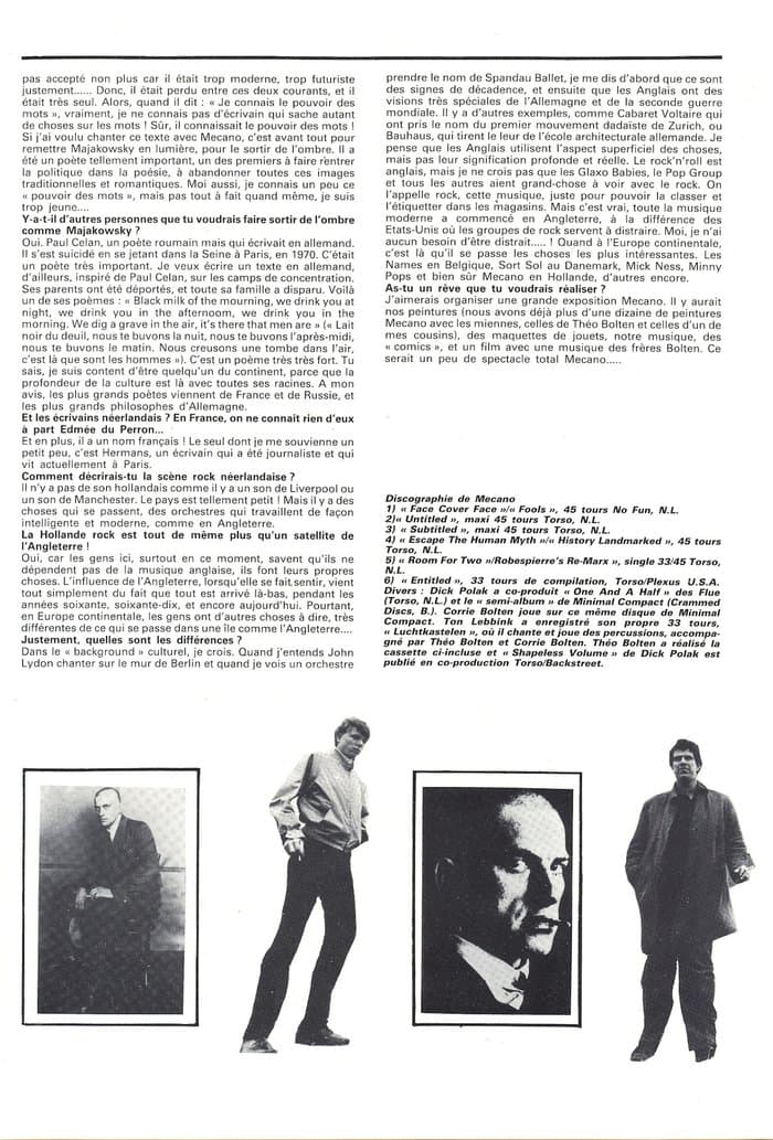 Mecano / Robert Wyatt
