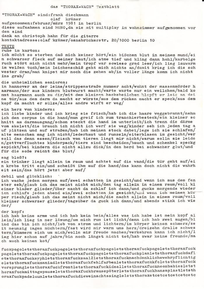 Euch gehts ja noch viel zu gut Lyric Sheet