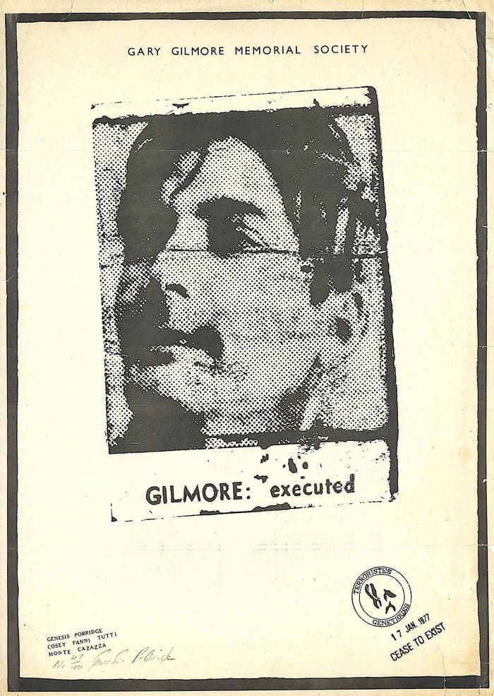 Gary Gilmore Memorial Society (Cosey Fanni Tutti, Monte Cazazza, Genesis P Orridge)