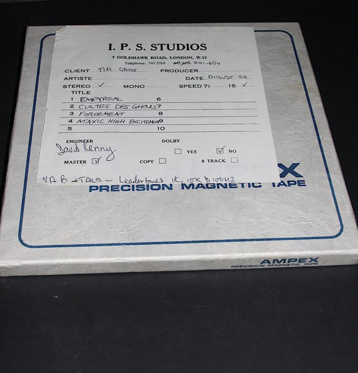 unreleased Lp Master-Reel