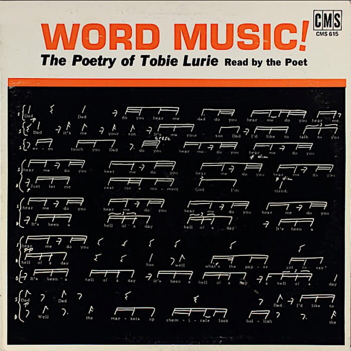 Word Music: The Poetry Of Tobie Lurie