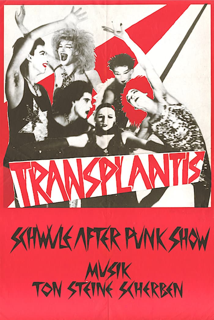 Transplantis - Schwule After Punk Show Poster