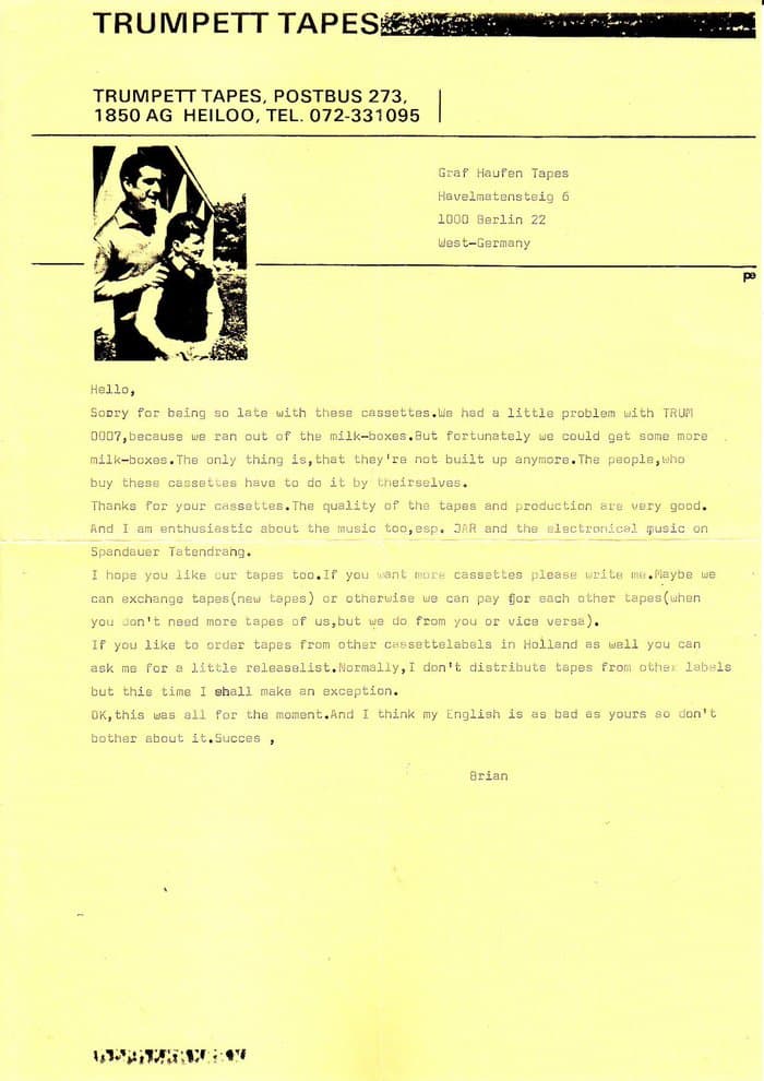 Letter to Haufen
