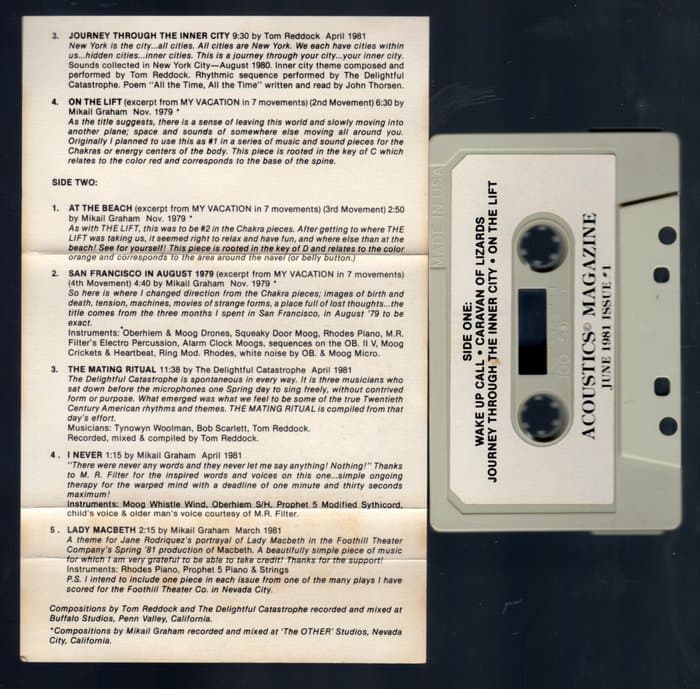 Acoustics Magazine June 1981 Issue #1