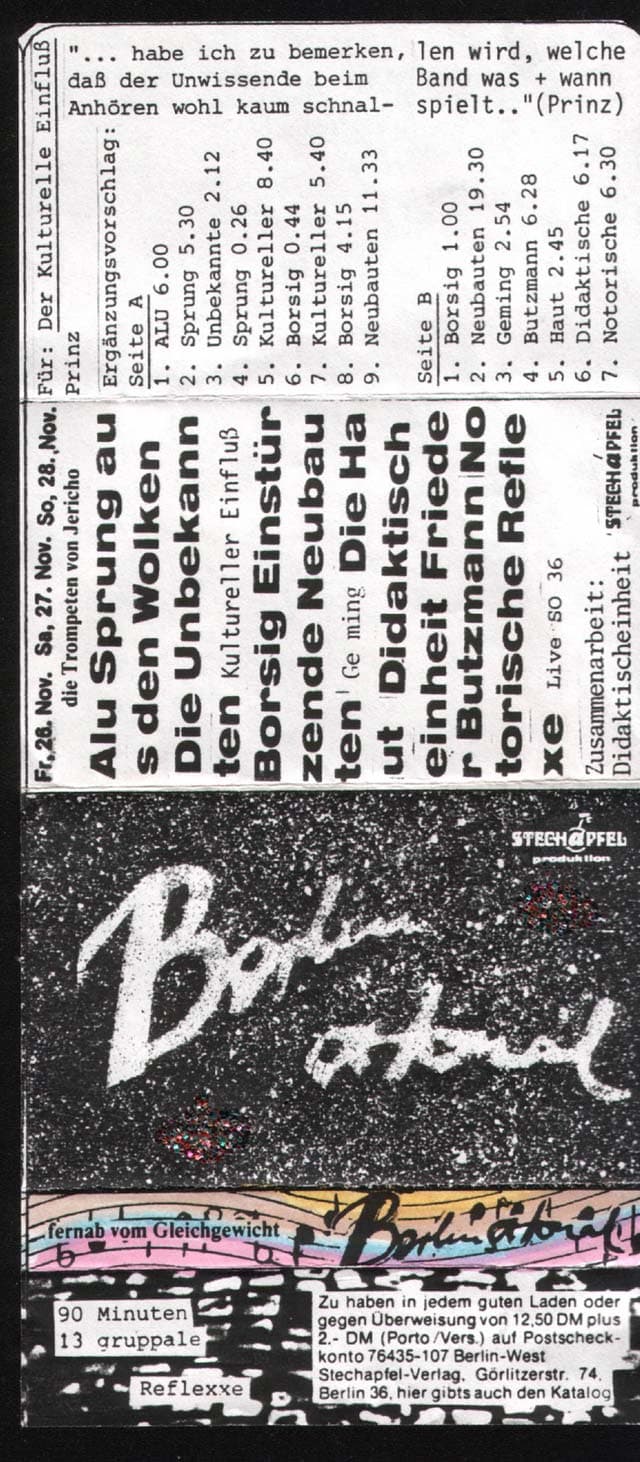 Berlin Atonal - Fernab vom Gleichgewicht