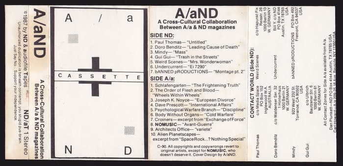 A/aND: A Cross-Cultural Collaboration Between A/a & ND Magazines