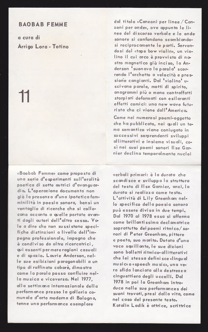 BAOBAB Nr. 11: