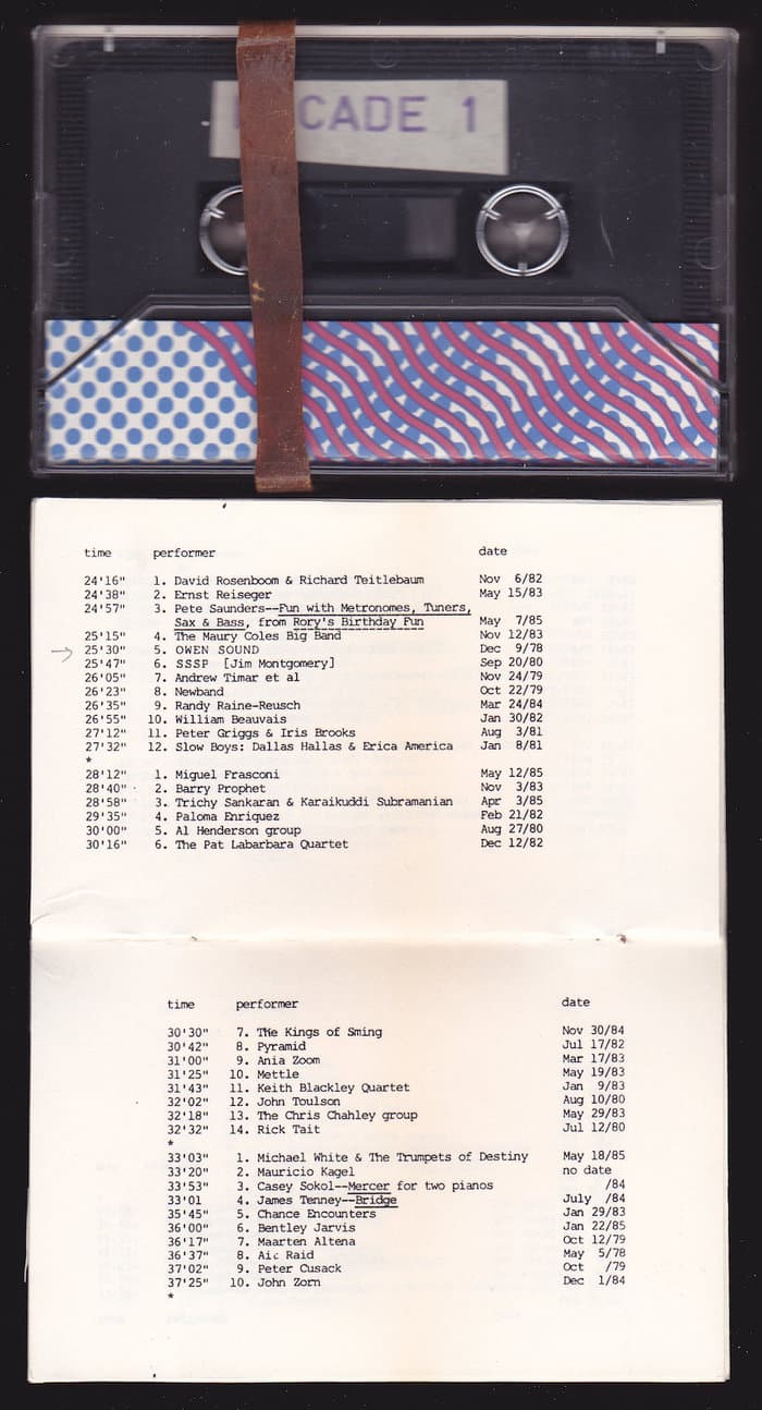 Decade. The First Ten Years of the Music Gallery