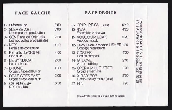 Le Foie La Rate Et Le Gesier - Magazine Sonore #3