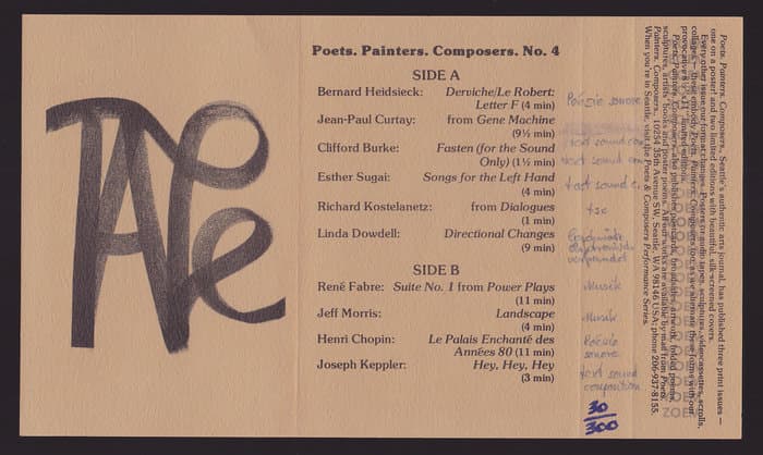 Poets. Painters. Composers. No.4