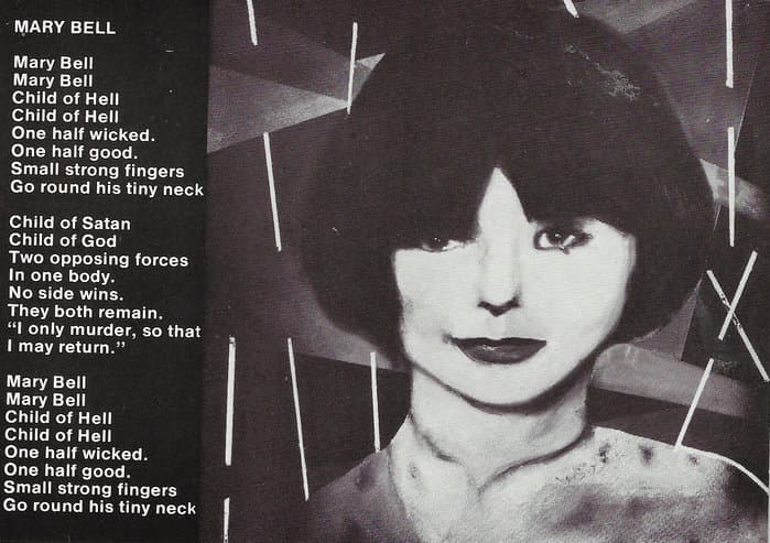 Mary Bell Postcard to Cazazza 7inch on Industrial