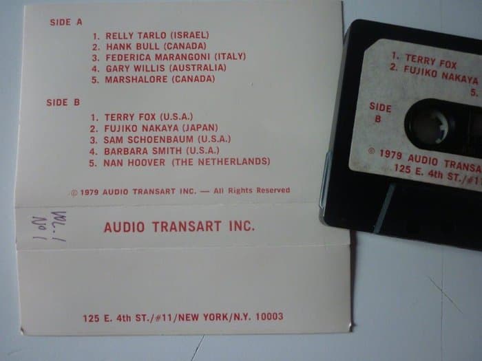 Audio Transart Vol.1 New York