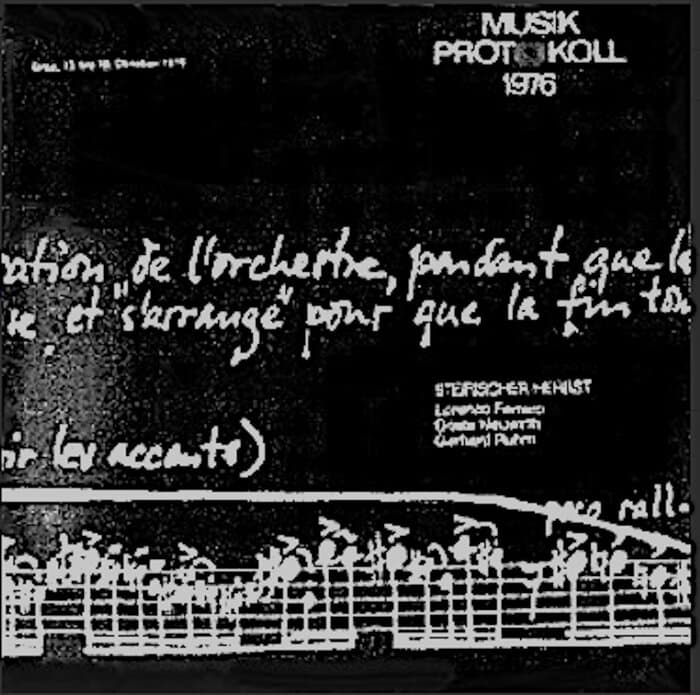 Steirischer Herbst Musikprotokoll 1976