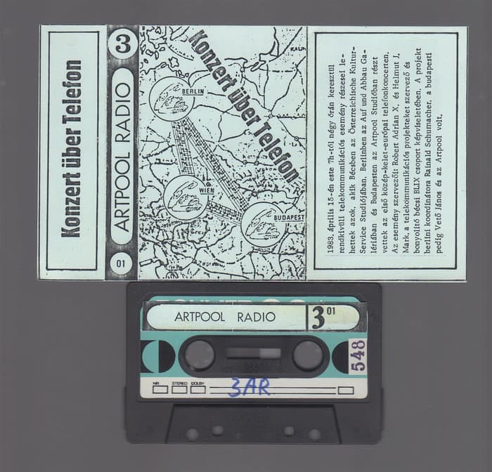 RADIO ARTPOOL No. 3 casette-radio, radio-work