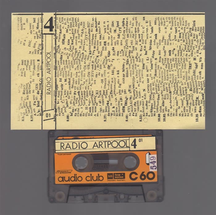 RADIO ARTPOOL No. 4 casette-radio, radio-work