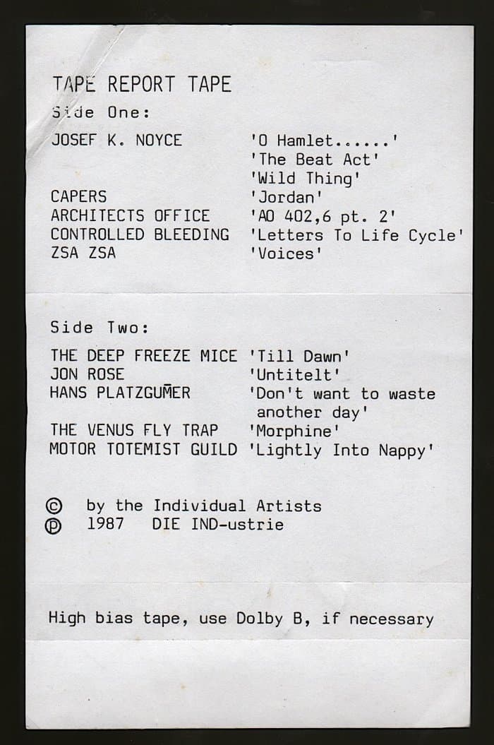 Tape Report 03