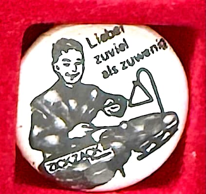 2 x Zick Zack Platten Buttons