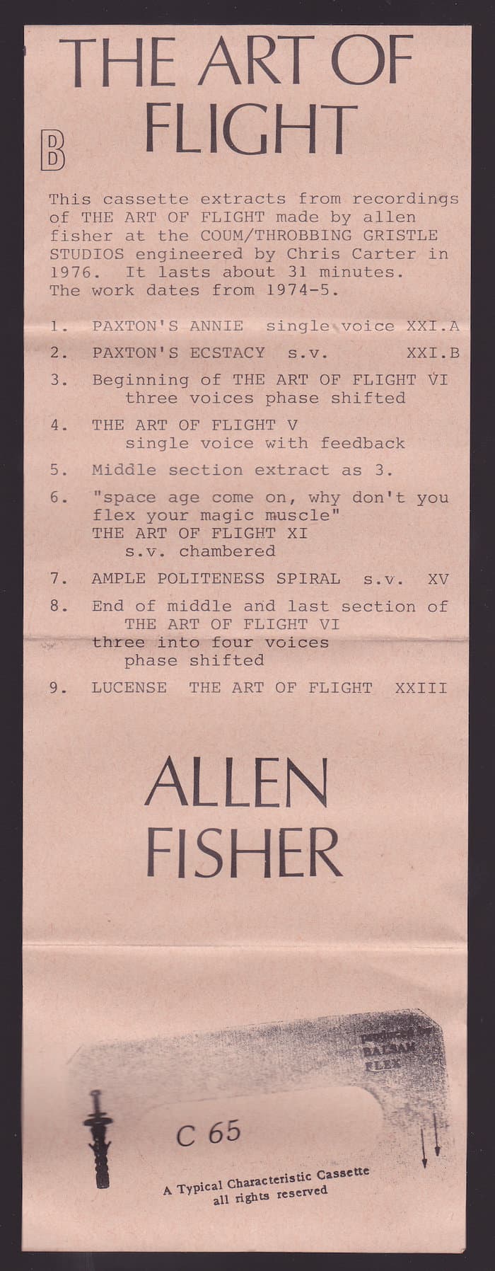 The Art of Flight / Blood Bone Brain