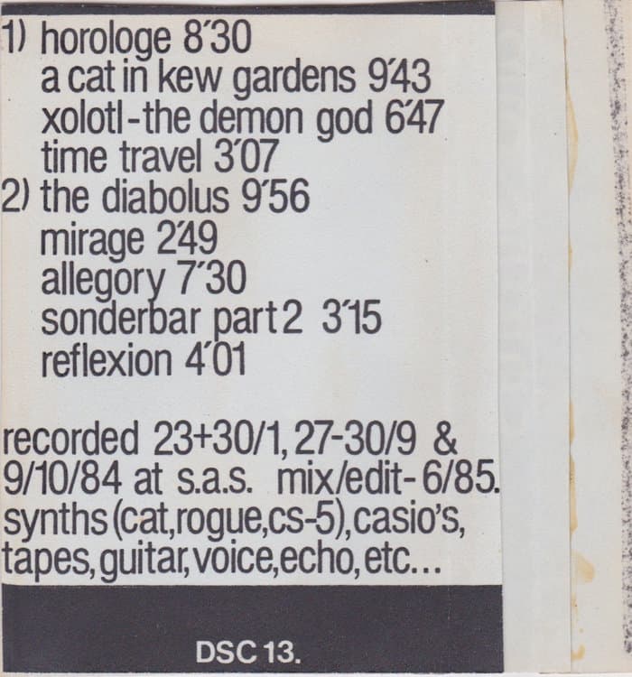 1984: The End Of All Songs C60