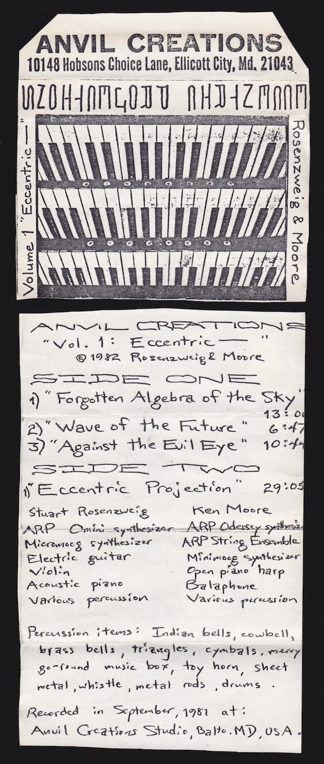 Eccentric Projections Volume one
