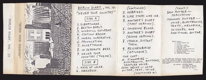 Berlin Diary: Volume 10 - Never Your Country