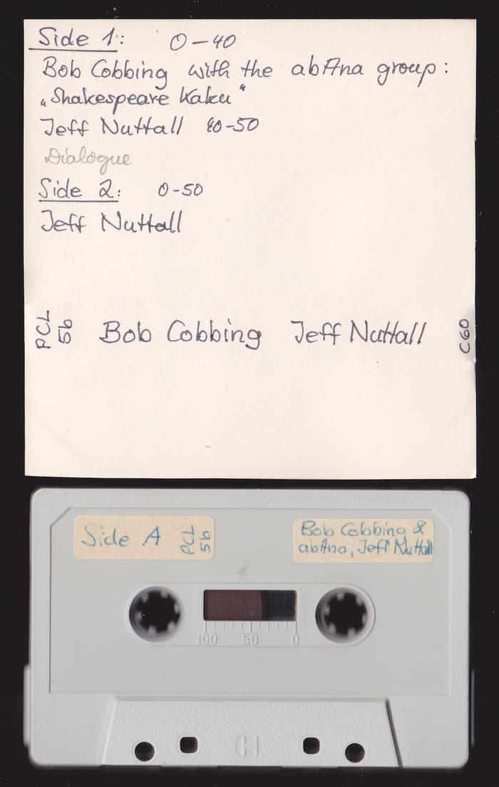 Live recordings of Poetry Conference London, October 1974
